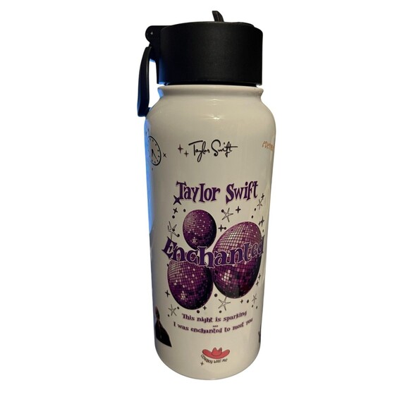 Taylor Swift Starbucks Enchanted themed Water bottle TS 1989 Reputation Folklore - Picture 3 of 8